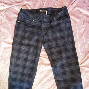 Black and Gray plaid pants